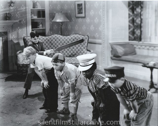 MAIL AND FEMALE (1937) with Carl "Alfalfa" Switzer, Alvin "Spike" Buckelew, George "Spanky" McFarland, Billie "Buckwheat" Thomas and Eugene "Porky" Lee.