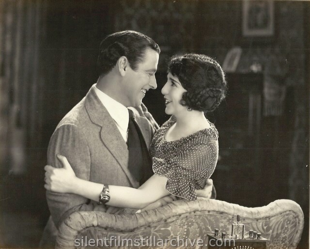 Edmund Burns and Bebe Daniels in THE MANICURE GIRL (1925).