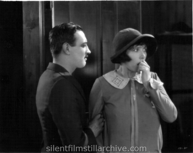 Raymond Griffith and Mae Busch in NELLIE THE BEAUTIFUL CLOAK MODEL (1924)