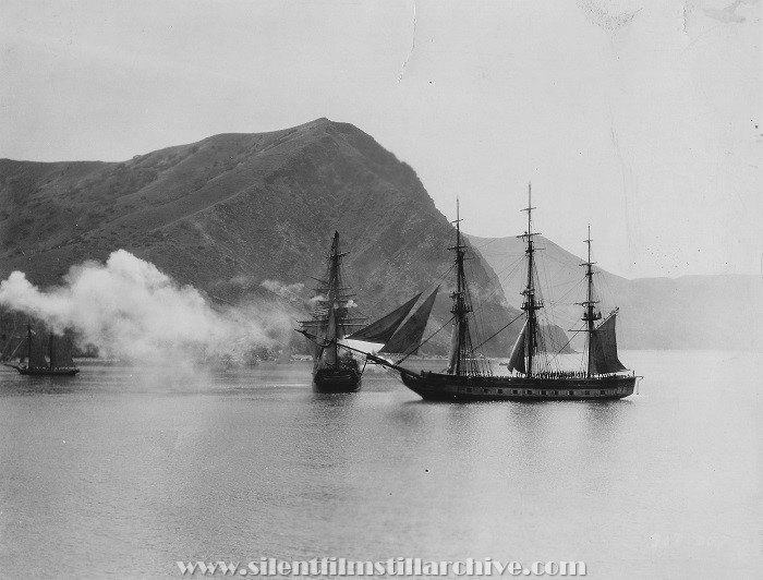Sailing ships from OLD IRONSIDES (1926)