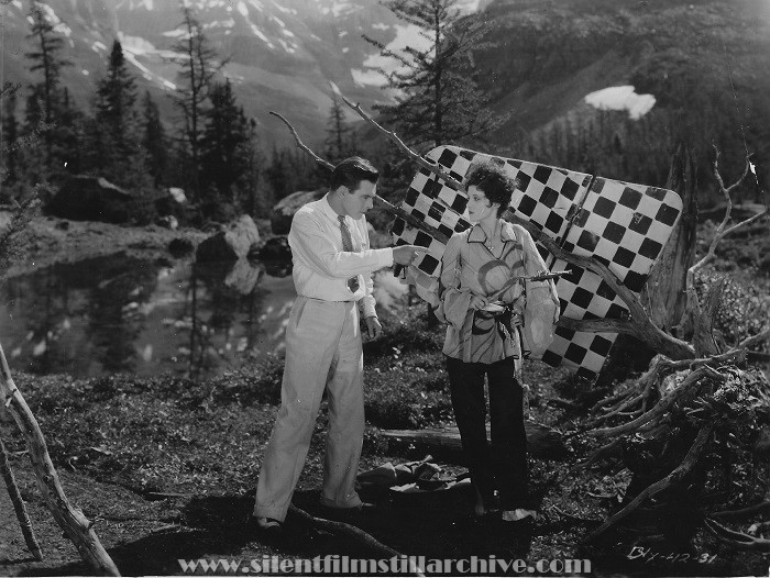 Jerry Miley and Olive Borden in PAJAMAS (1927)