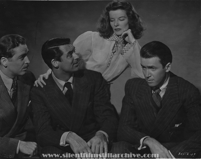 John Howard, Cary Grant, Katharine Hepburn, and James Stewart in THE PHILADELPHIA STORY (1940)
