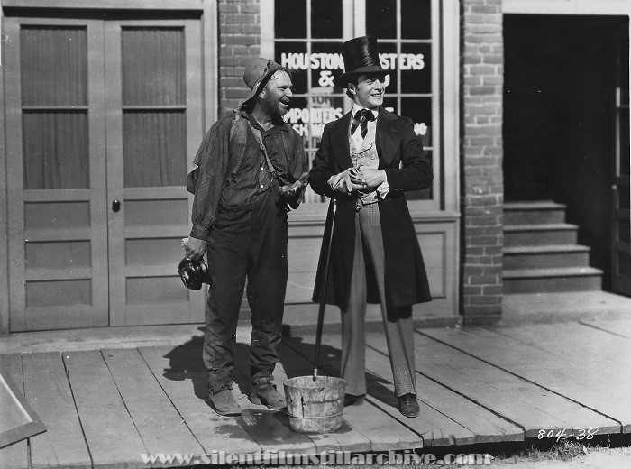Wallace Beery and Ricardo Cortez in THE PONY EXPRESS (1925)