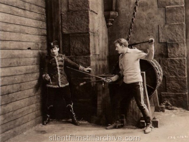 Ramon Novarro and Lewis Stone in THE PRISONER OF ZENDA (1922)