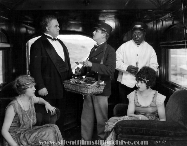 Alice Lake, Lionel Belmore, Raymond Griffith, George Reed and Marie Prevost in RED LIGHTS (1923)
