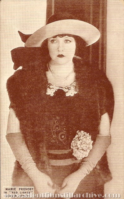 Marie Prevost in RED LIGHTS (1923) postcard