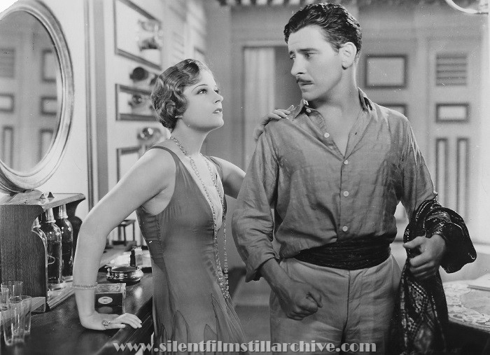 Lili Damita and Ronald Colman in THE RESCUE (1929)
