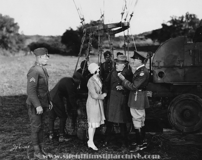 Karl Dane, Marceline Day, Frank Currier, and E. H. Calvert in ROOKIES (1927)