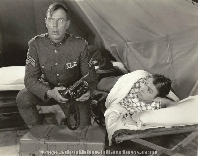 Karl Dane and George K. Arthur in ROOKIES (1927).