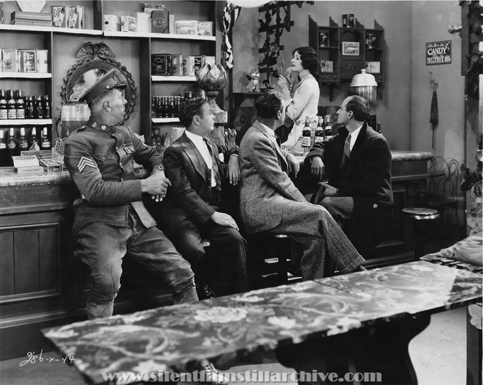 Karl Dane, George K. Arthur and Marceline Day in ROOKIES (1927)