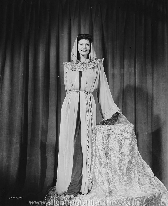Maria Montez wardrobe photo for SUDAN (1945)