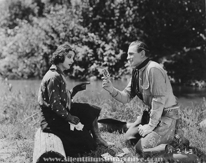 Patsy De Forest and Buck Jones in SUNSET SPRAGUE (1920)