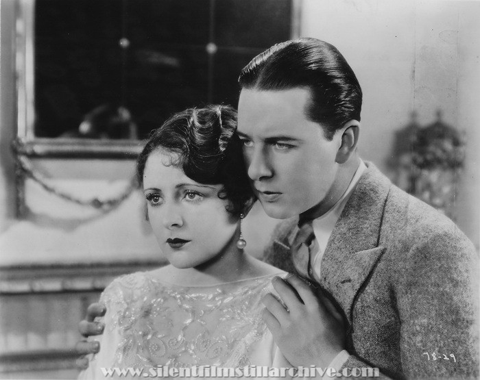 Billie Dove and Ben Lyon in THE TENDER HOUR (1927)