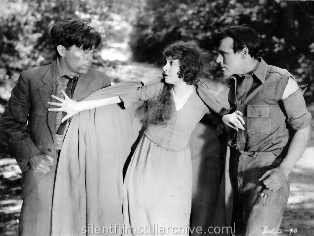 Arthur Housman, Madge Bellamy and Leslie Fenton in THUNDER MOUNTAIN (1925)