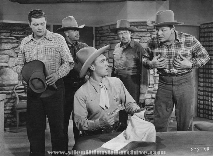 Dennis Morgan, Forrest Tucker, and Jack Carson in TWO GUYS FROM TEXAS (1948)