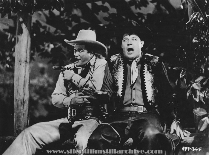 Dennis Morgan and Jack Carson in TWO GUYS FROM TEXAS (1948)
