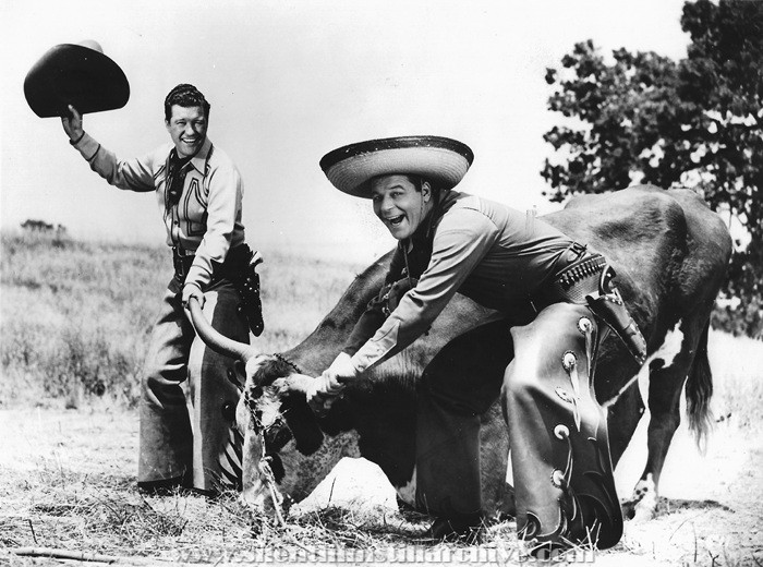 Dennis Morgan and Jack Carson in TWO GUYS FROM TEXAS (1948)