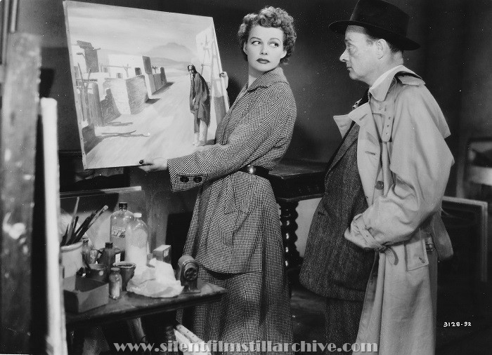 Ann Sheridan and Robert Keith in WOMAN ON THE RUN (1950)