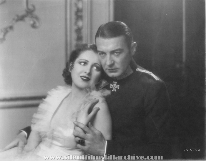 Billie Dove and  Clive Brook in THE YELLOW LILY (1928)